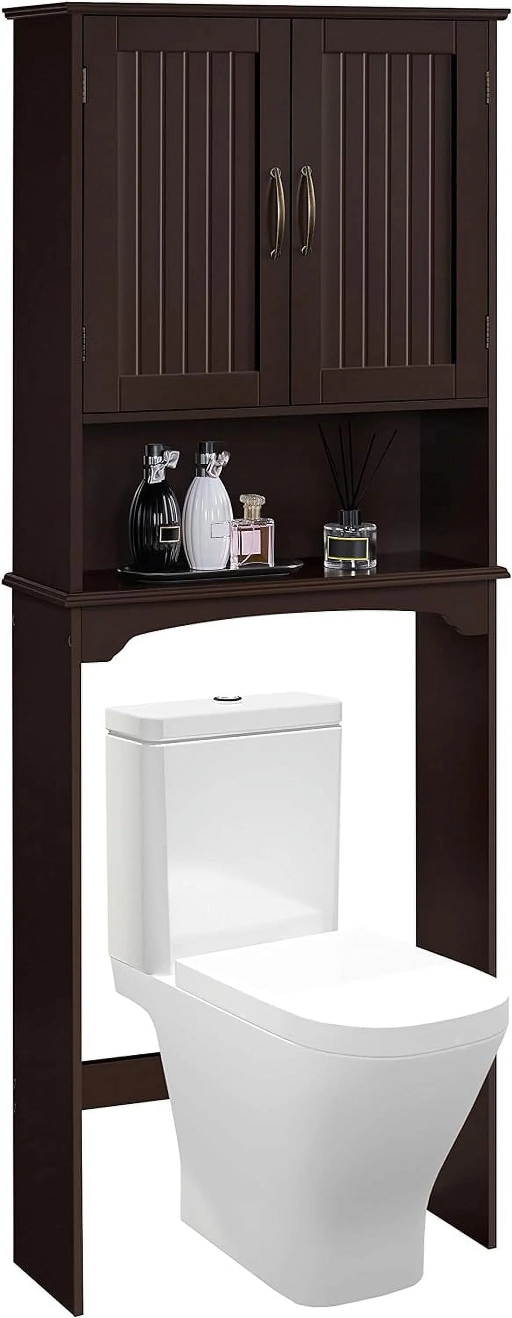 Over The Toilet Storage Cabinet Bathroom Organizer with Adjustable Shelf K797