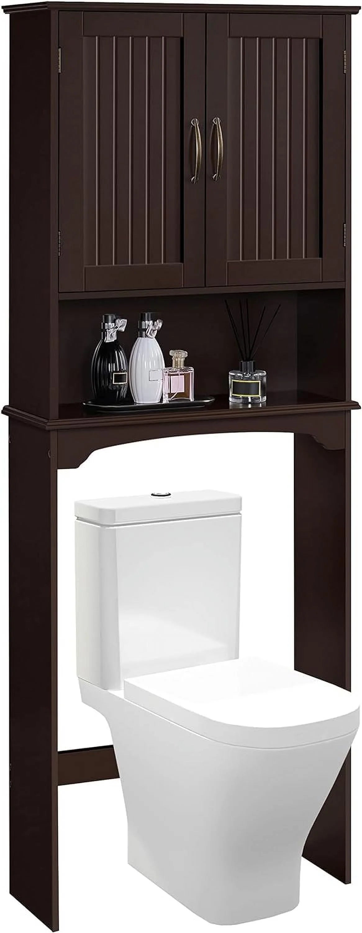 Over The Toilet Storage Cabinet Bathroom Organizer with Adjustable Shelf K797