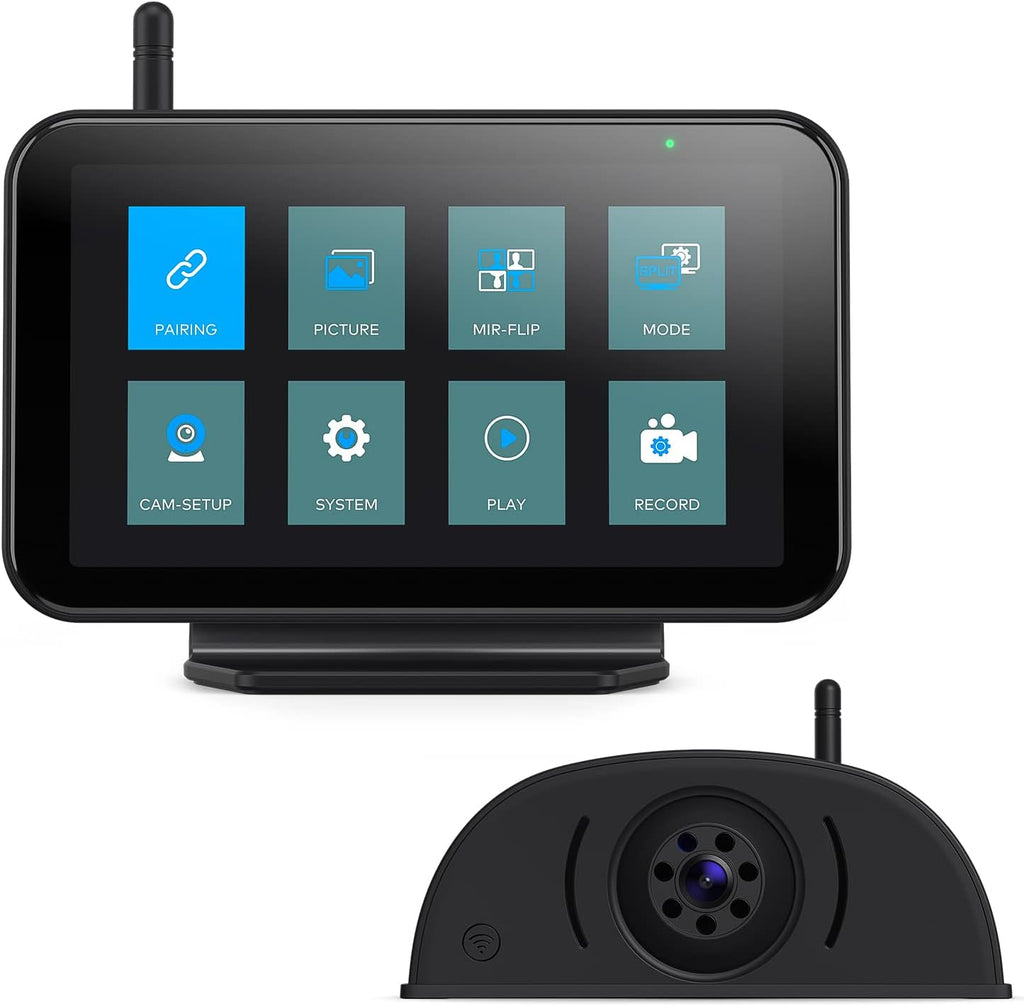 Wireless Backup Camera with 5'' Monitor & DVR C956669