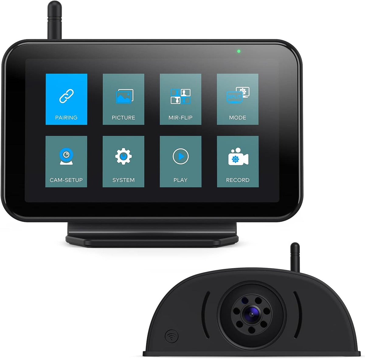 Wireless Backup Camera with 5'' Monitor & DVR C956669