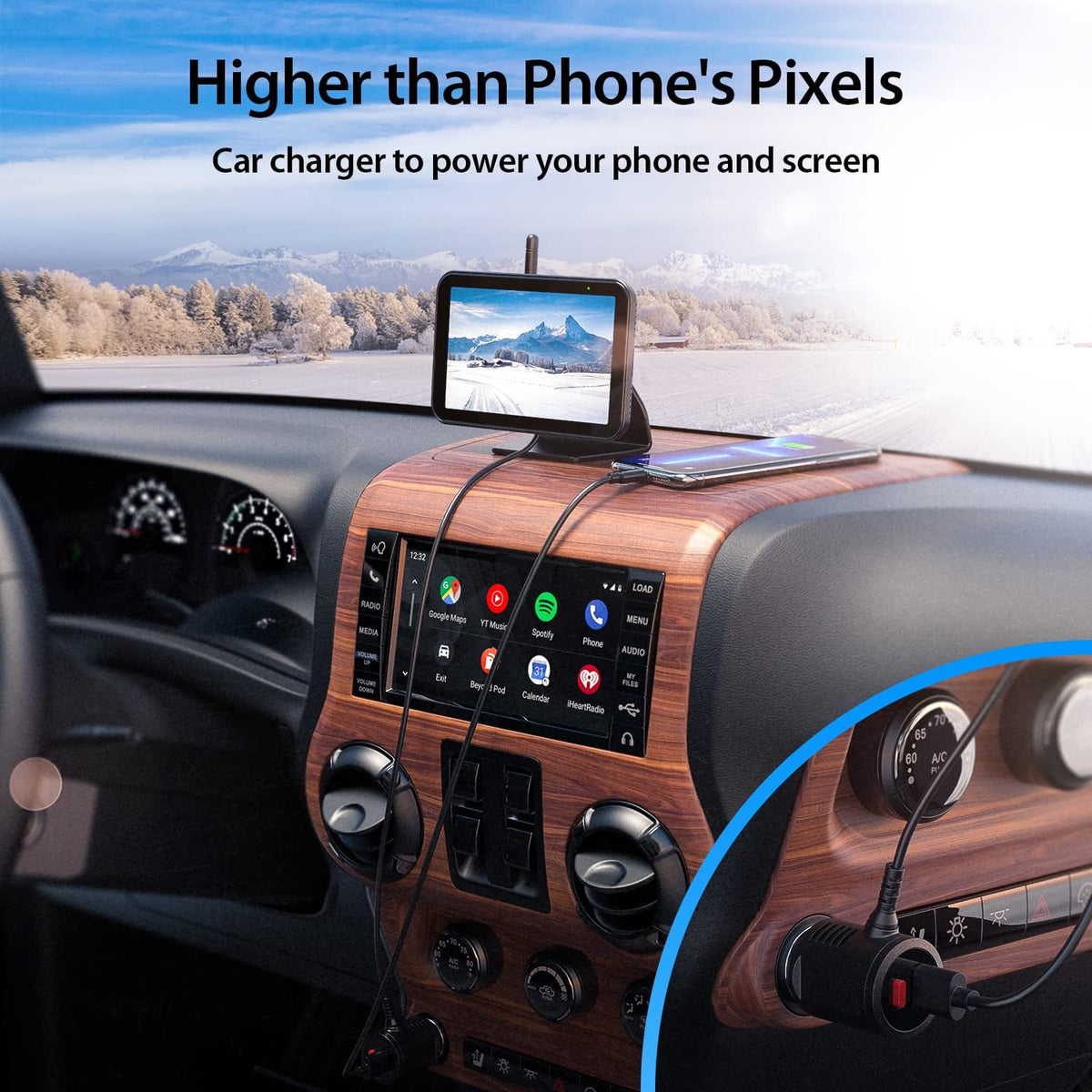 Wireless Backup Camera with 5'' Monitor & DVR C956669