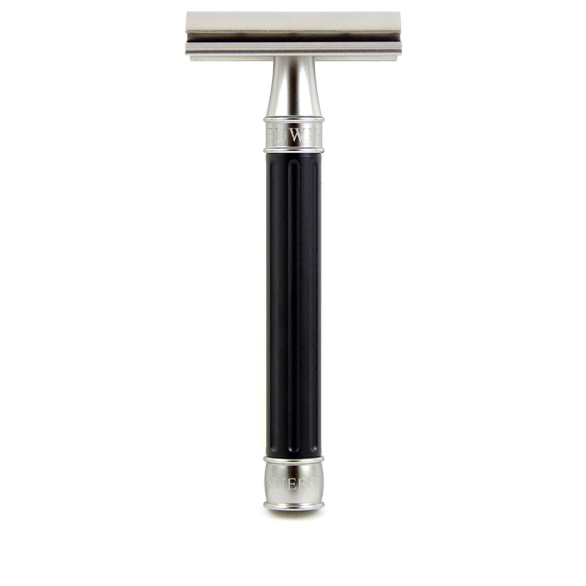 Black Stainless Steel Double Edge Safety Razor U7182