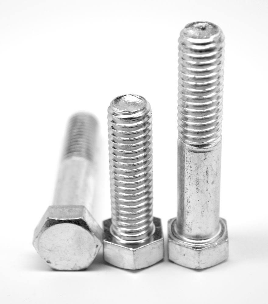 22 x 5 x 22 Grade 5 Coarse Thread Hex Cap Screw Zinc Plated Medium Carbon Steel X87031