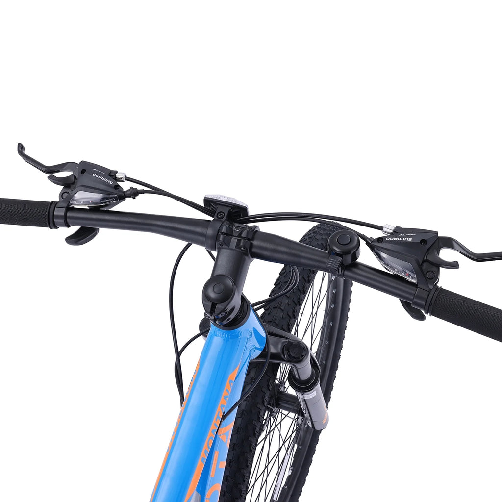 26 Aluminum Mountain Bike with Disc Brakes & Suspension, Black R7061