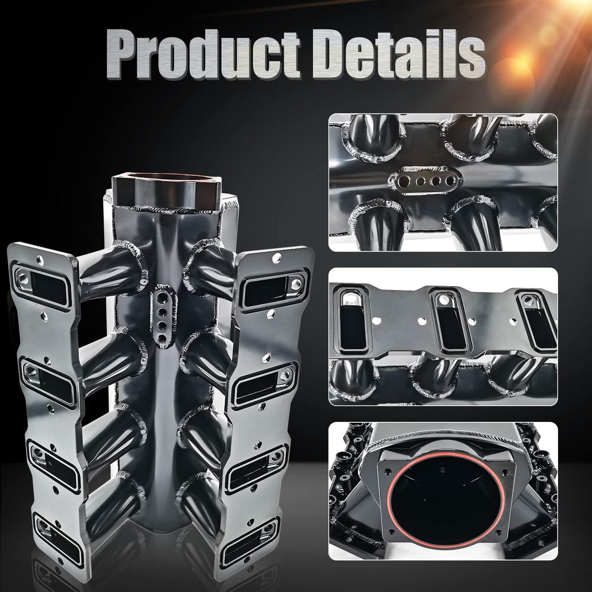 Intake Manifold for 102mm Throttle Body with Fuel Rails W6736