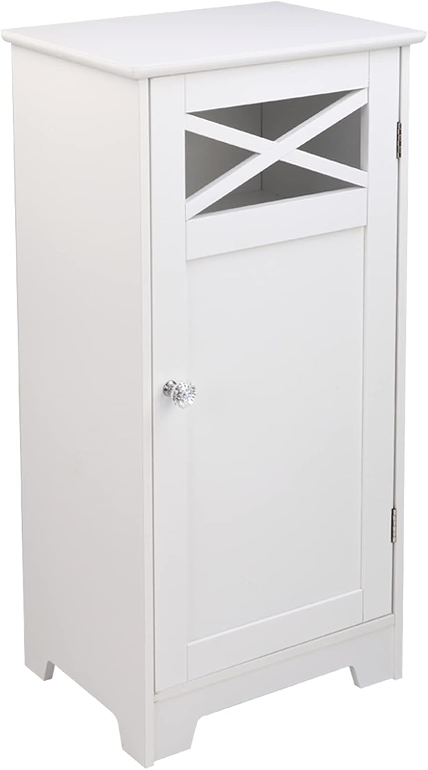 White Double Door Bathroom Cabinet M451613