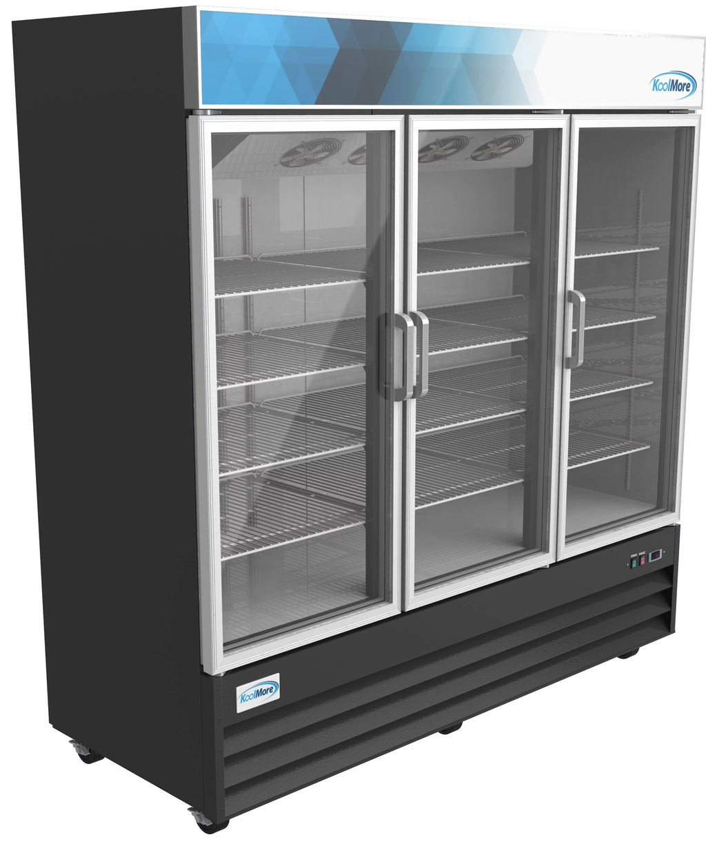 78 in. Three Glass-Door Merchandiser Refrigerator 53 Cu ft. X856579
