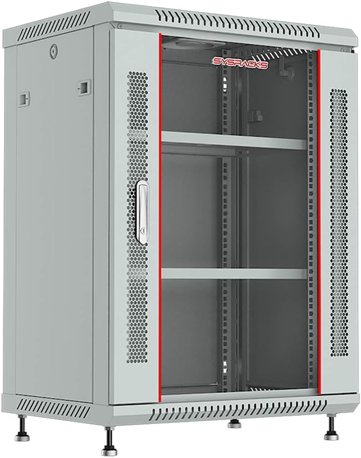 15U Wall Mount Server Rack Cabinet Enclosure 24 Inch Depth E179649