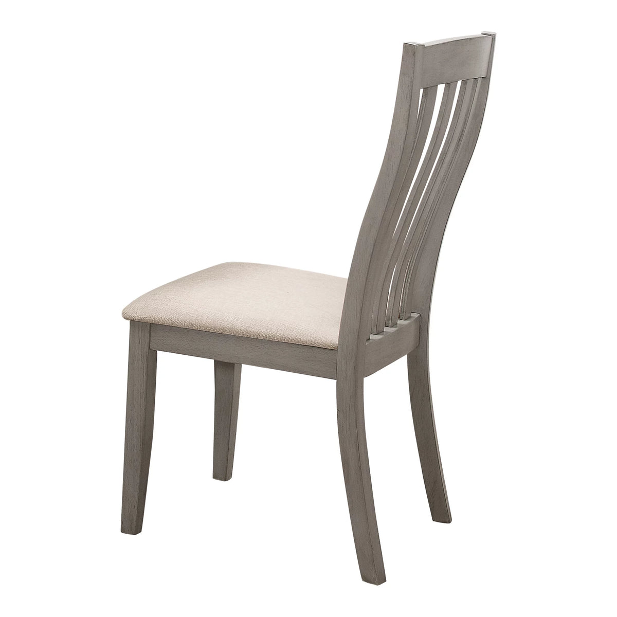 Coastal Grey Slat Back Side Chairs Set of 2 A418