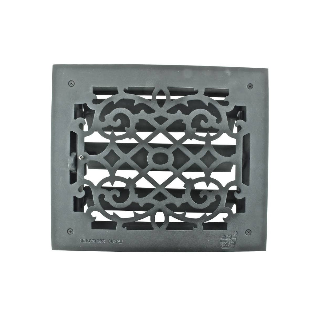 Cast 10 x 12 Duct Floor Heat Register Louver Vent E990166