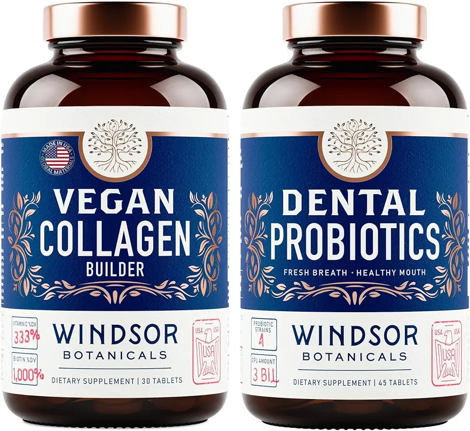 Vegan Collagen Supplement and Dental Probiotics Bundle Y949349