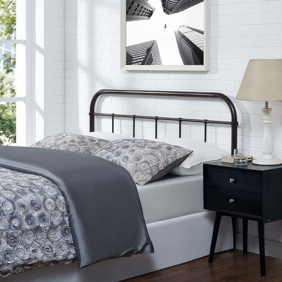 King Size Metal Steel Headboard L283176