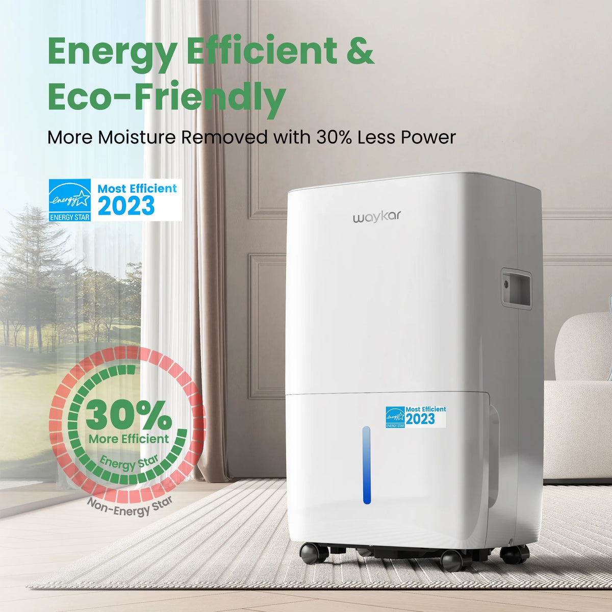 Energy Star Dehumidifier with Pump 7000 Sq. Ft 150 Pint B91261