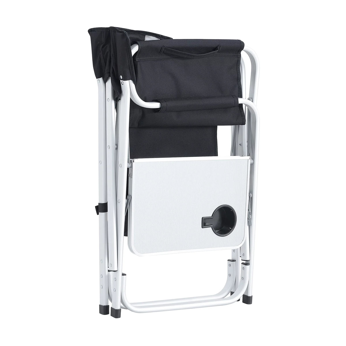2-piece Padded Folding Oversized Chair with Side Table and Storage Pockets I326686