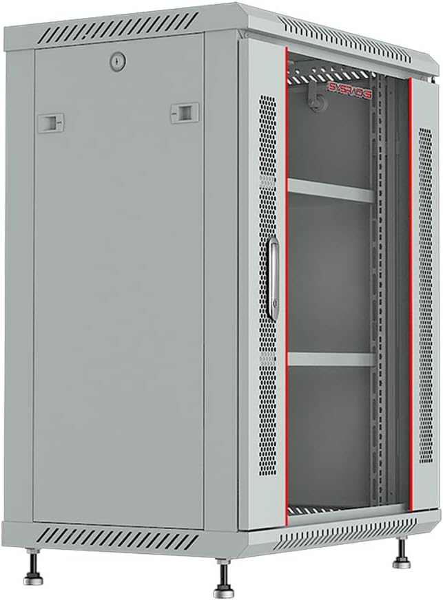 15U Wall Mount Server Rack Cabinet Enclosure 24 Inch Depth E179649