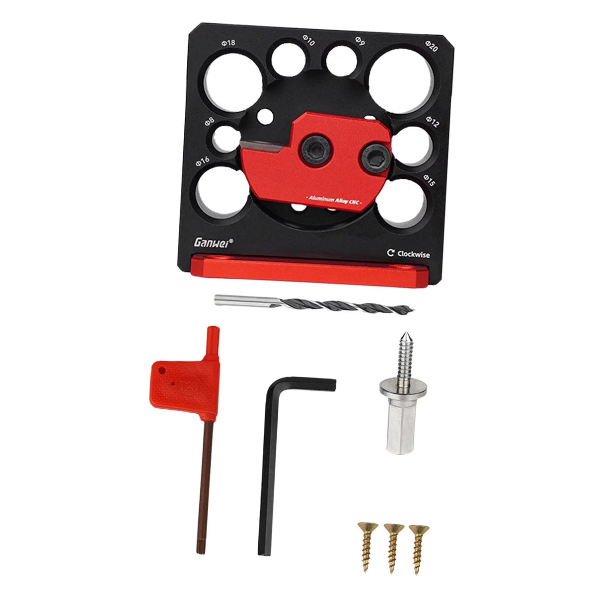 Adjustable 8 Holes Wooden Dowel Maker Q588590