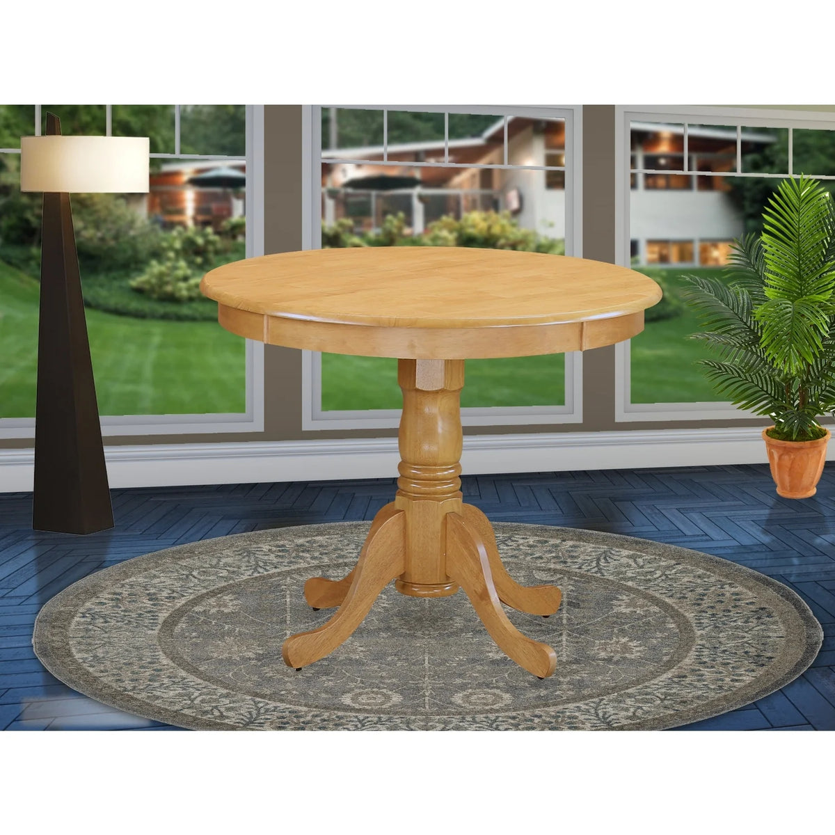 36 Inch Pedestal Round Dining Table F885425