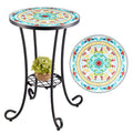 Side Table with Ceramic Tabletop F1502