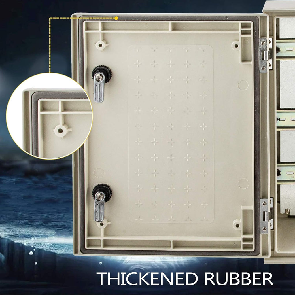 16 x 12 x 8'' NEMA 4X Fiberglass Electrical Enclosure Q500583