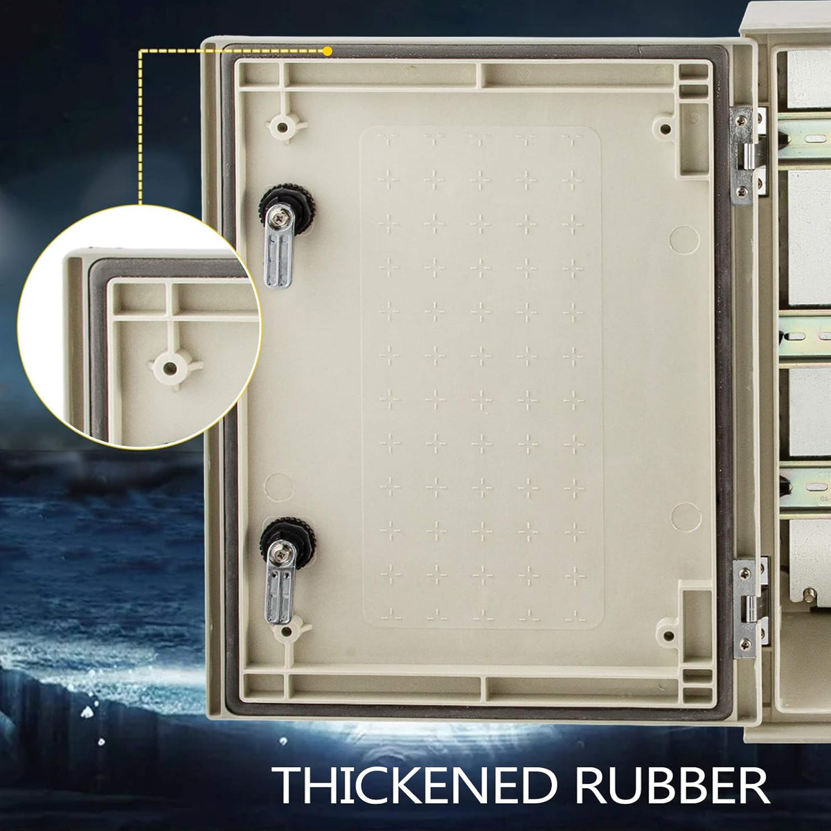 16 x 12 x 8'' NEMA 4X Fiberglass Electrical Enclosure Q500583