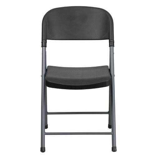 Black Plastic Folding Chair U445011