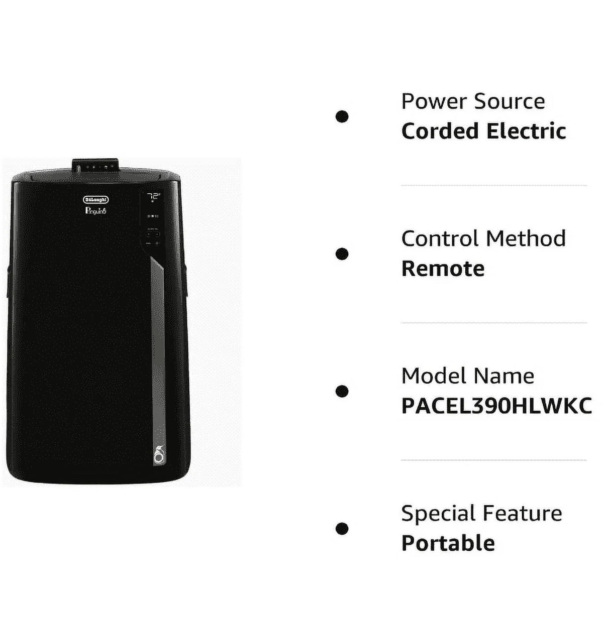 Portable Air Conditioner 12,500 BTU Heat Dehumidifier A5959