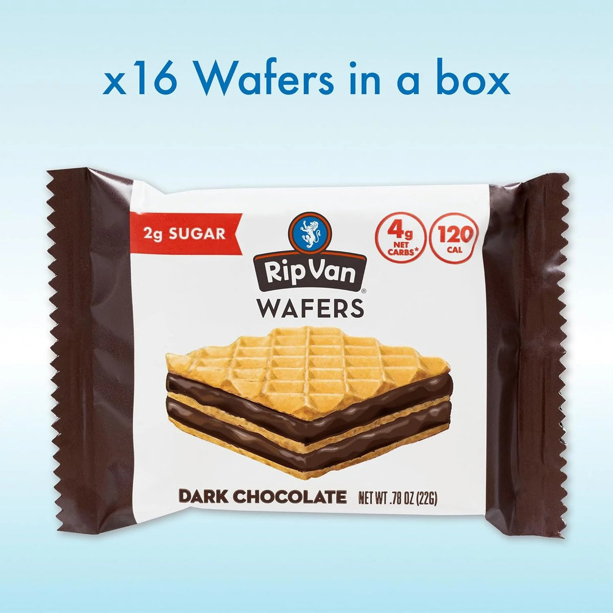 Dark Chocolate Wafer Snacks 16-Pack Q789