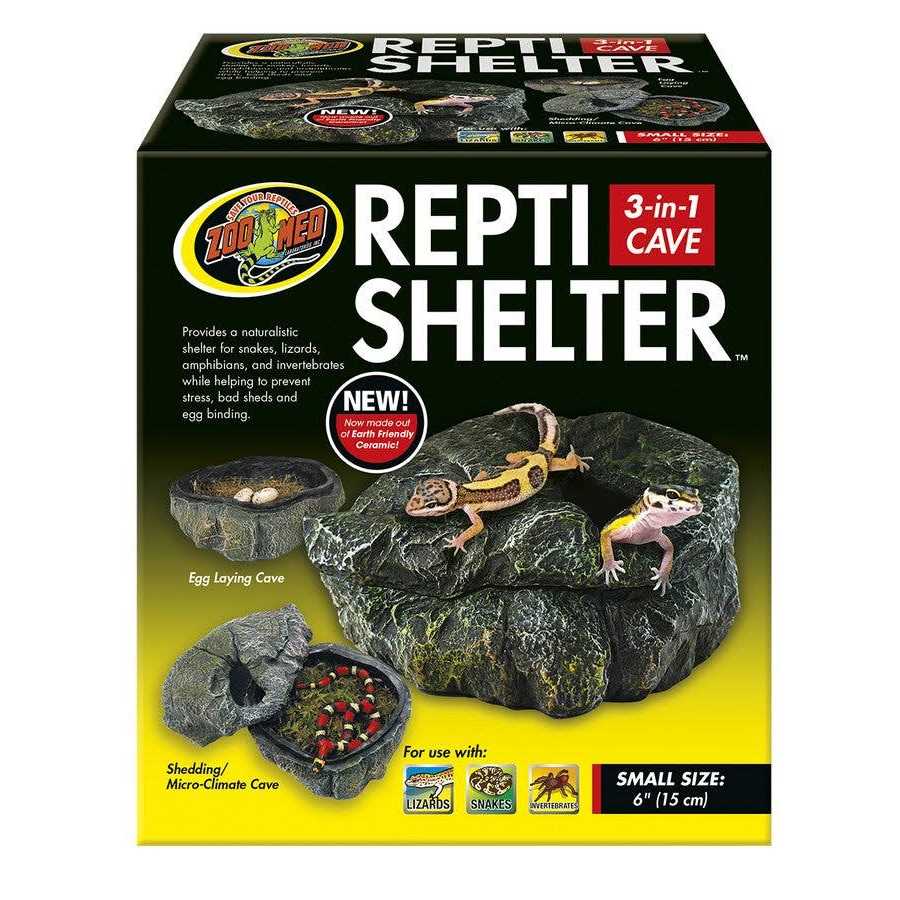 Reptile Shelter 3 in 1 Cave R2934