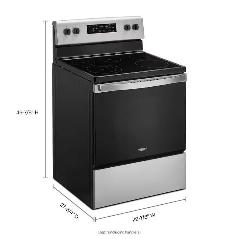 5.3 cu. ft. Electric Range with 5-Elements in Stainless Steel D65958