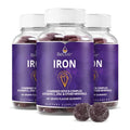 Iron Supplement with Vitamin C, A, B & Zinc, Grape Flavor, 3-Pack R61966
