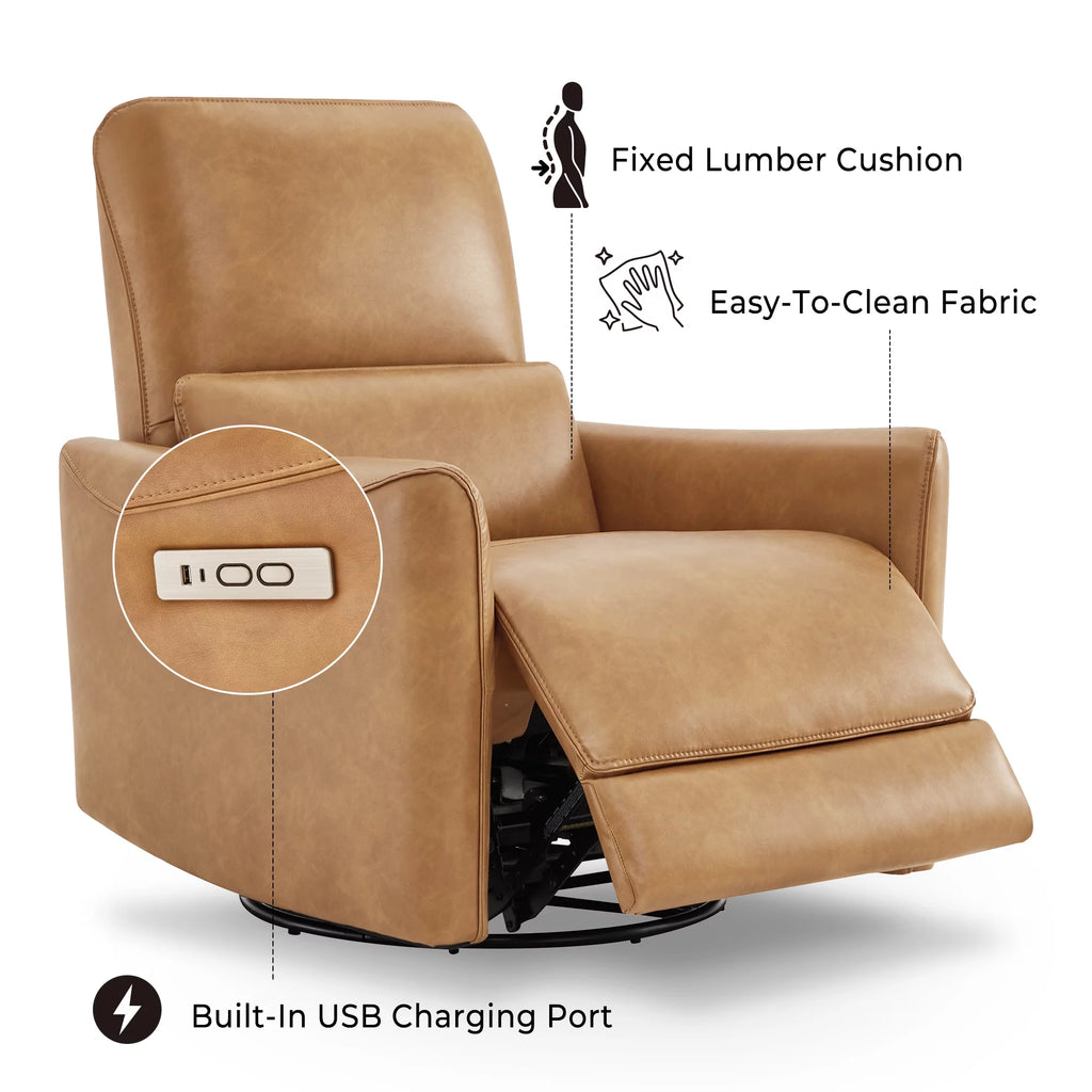 Power Recliner Swivel Glider Rocker Chair with USB E916