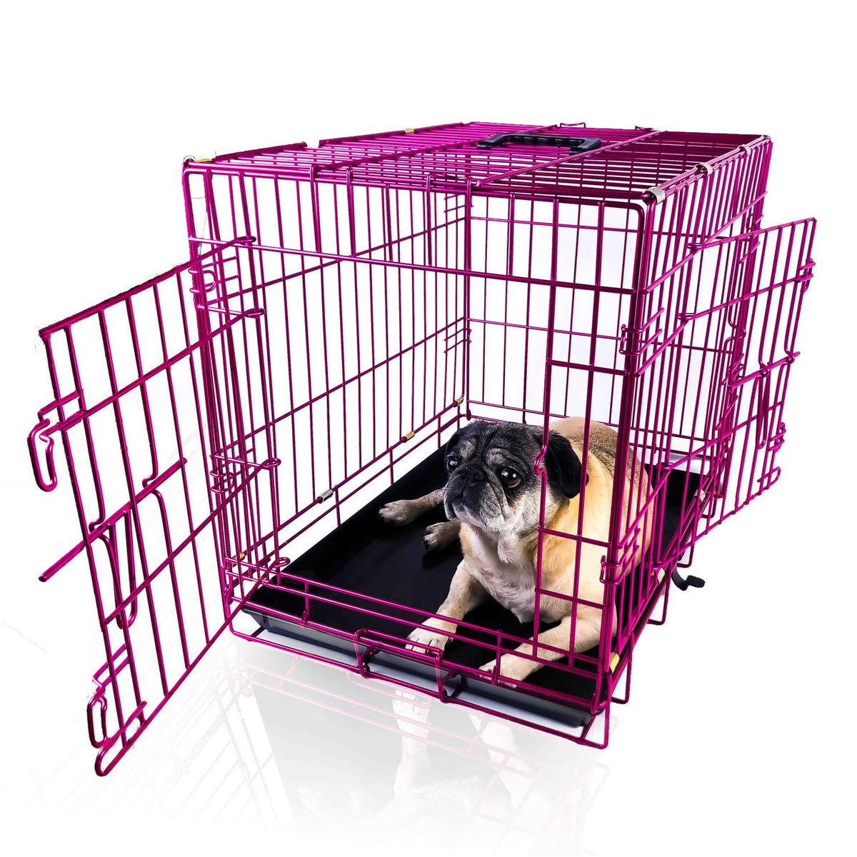 Colored Metal Wire Dog Crate Y4862