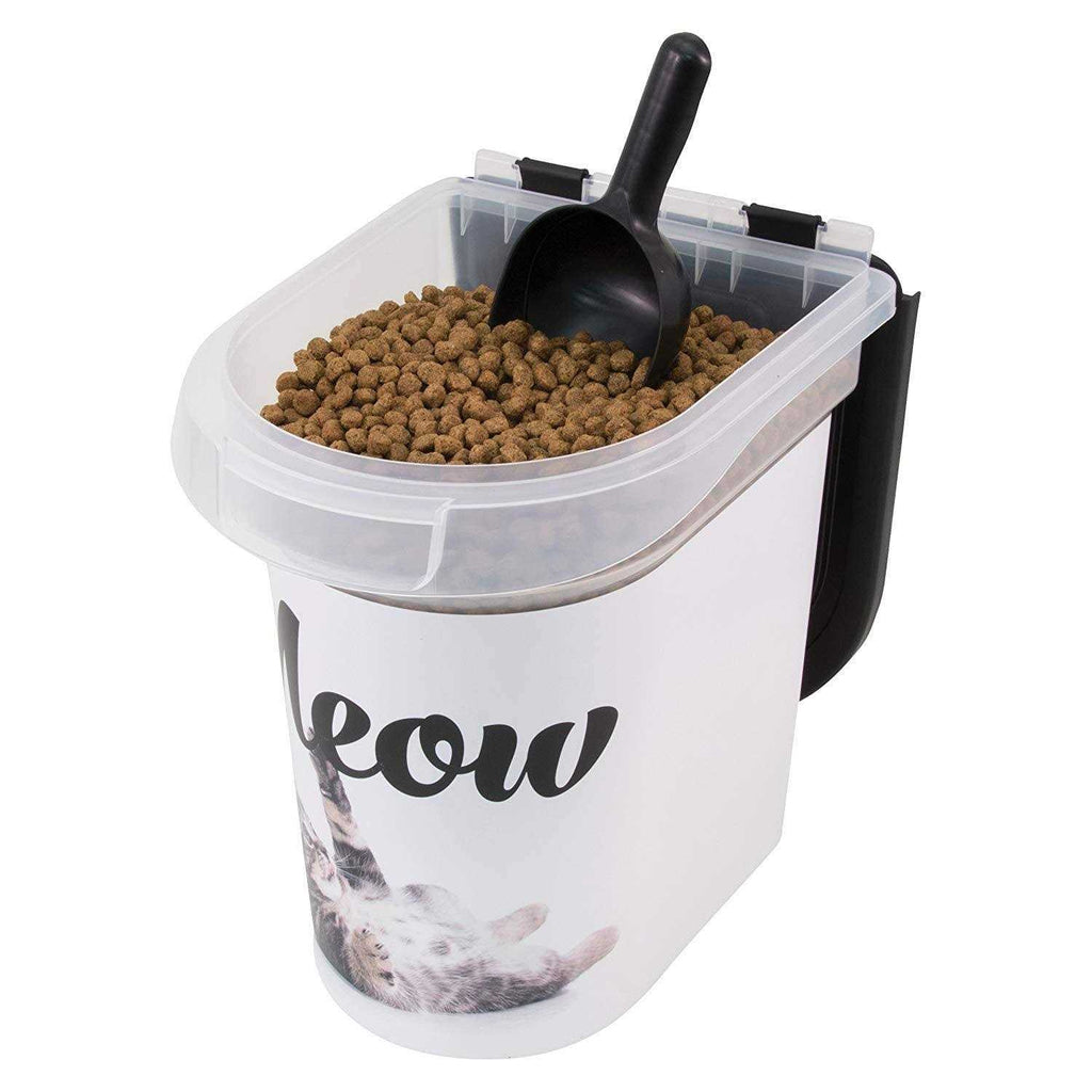 15 lbs Plastic Food Bin with Scoop N8268