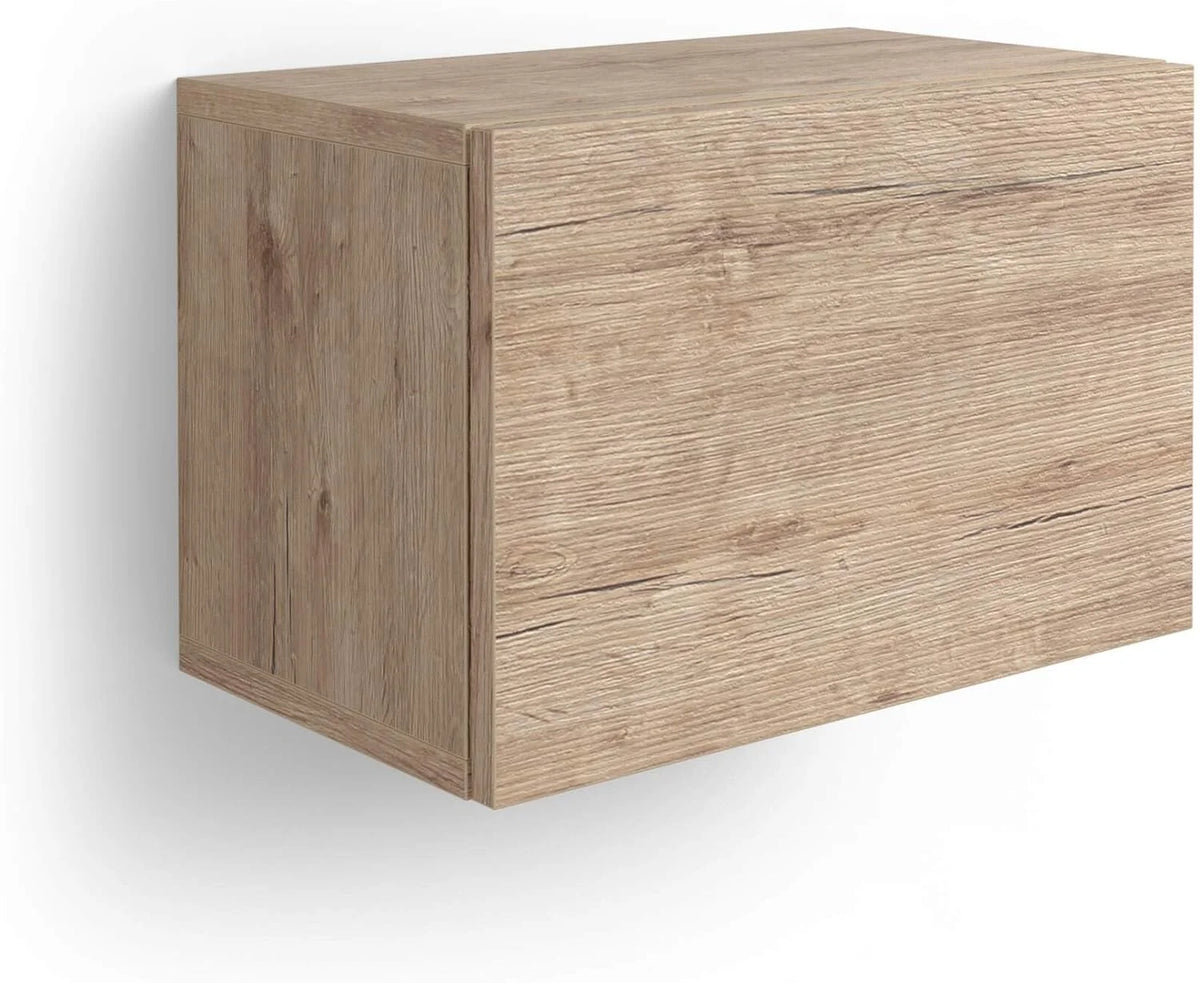 Cube Wall Unit With Door Oak H615642