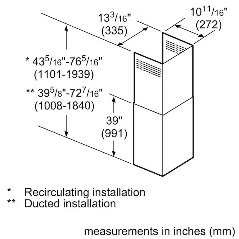 Stainless Steel Chimney Extension E399797