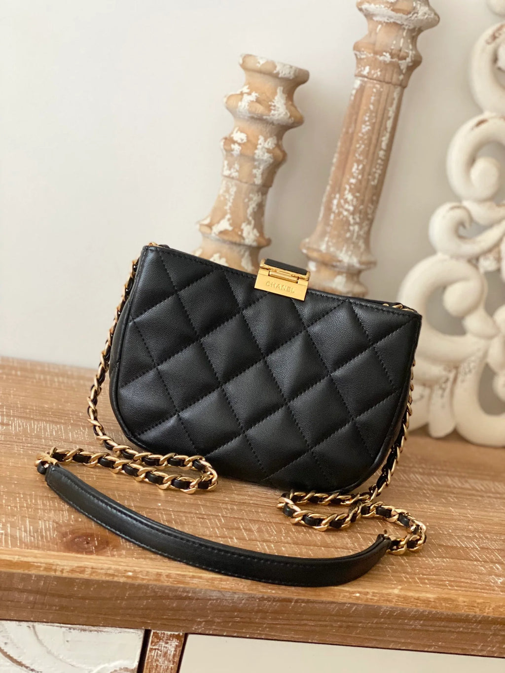 Small Hobo Bag Black I509