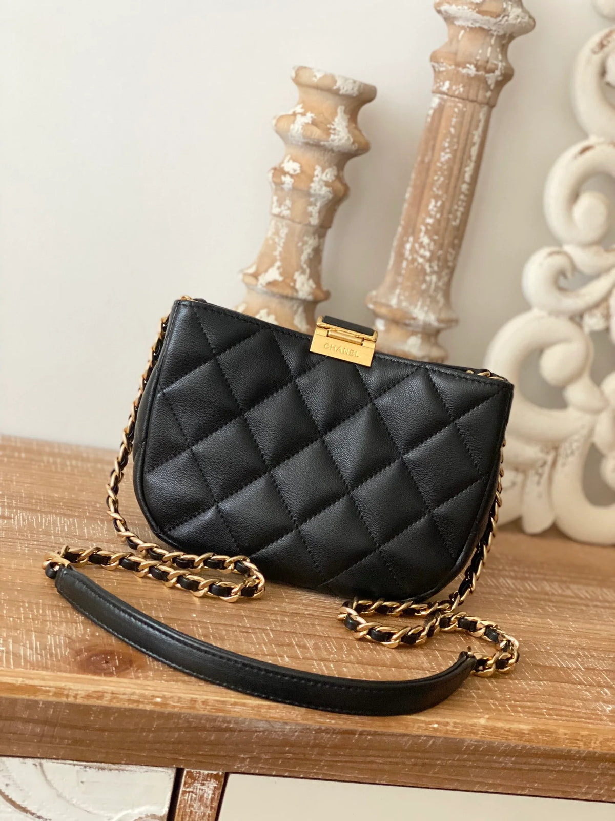 Small Hobo Bag Black I509
