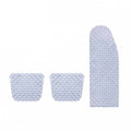 Chrome Billet Aluminum Diamond Pedal Set U585384