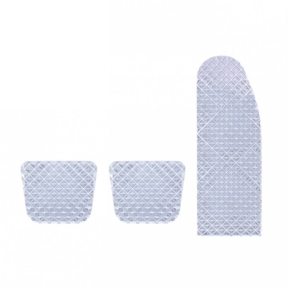 Chrome Billet Aluminum Diamond Pedal Set U585384
