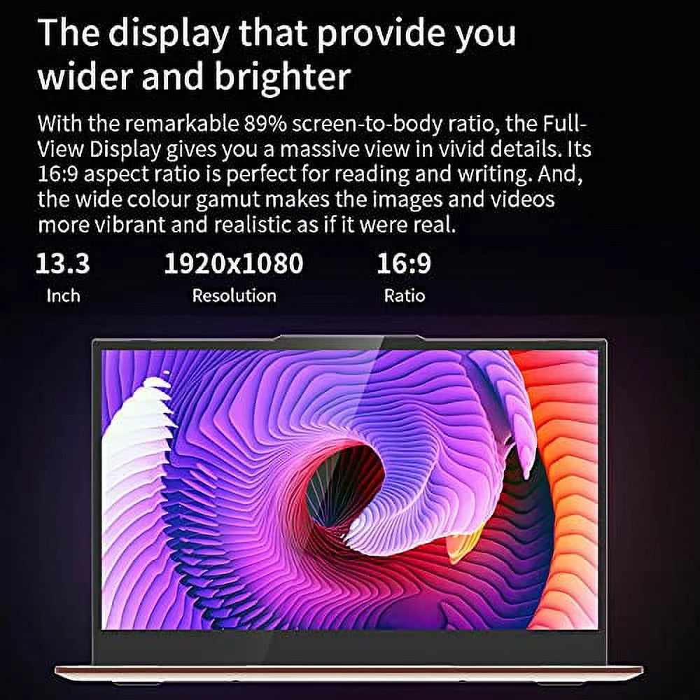 Laptop, Intel Celeron N4120, 13.3in Display, 8GB RAM 128GB X1969
