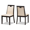 Faux Leather Dining Side Chair Set of 2 H56411