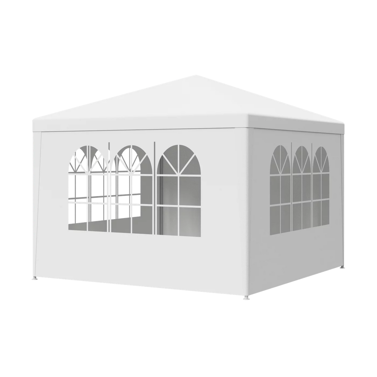 White Waterproof Canopy Tent Set 10 x 30' V974