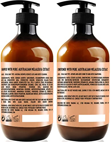 Sulfate Free Argan Oil Shampoo and Conditioner Set C256