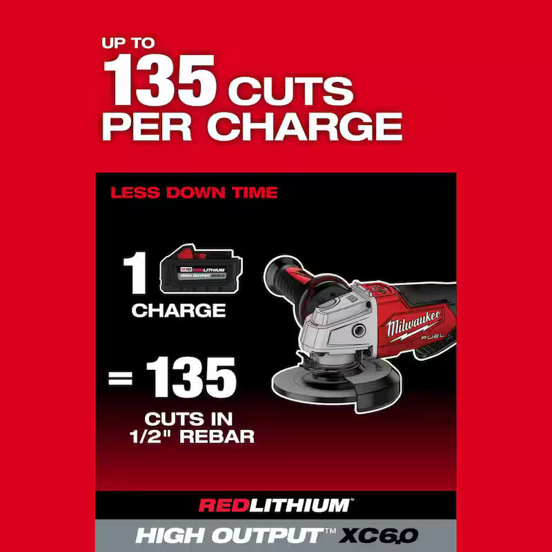 18V Lithium-Ion Brushless Cordless 4-1/2 in./5 in. Grinder and Starter Kit with 5.0 Ah Battery and Charger I71830