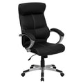 Black High-Back Executive LeatherSoft Office Chair U742