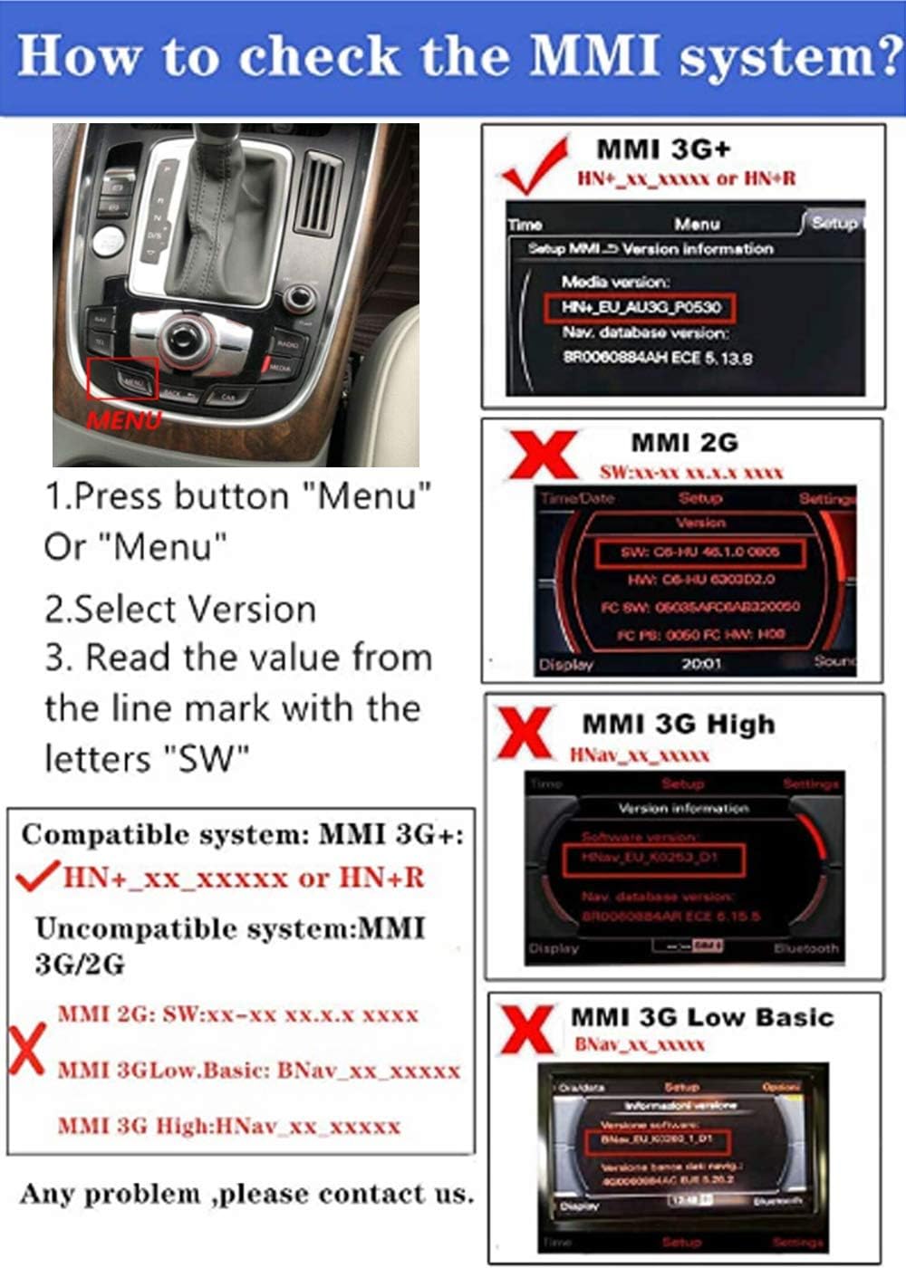 Bluetooth Adapter for Audi MMI 3G System Pack of 2 P295074