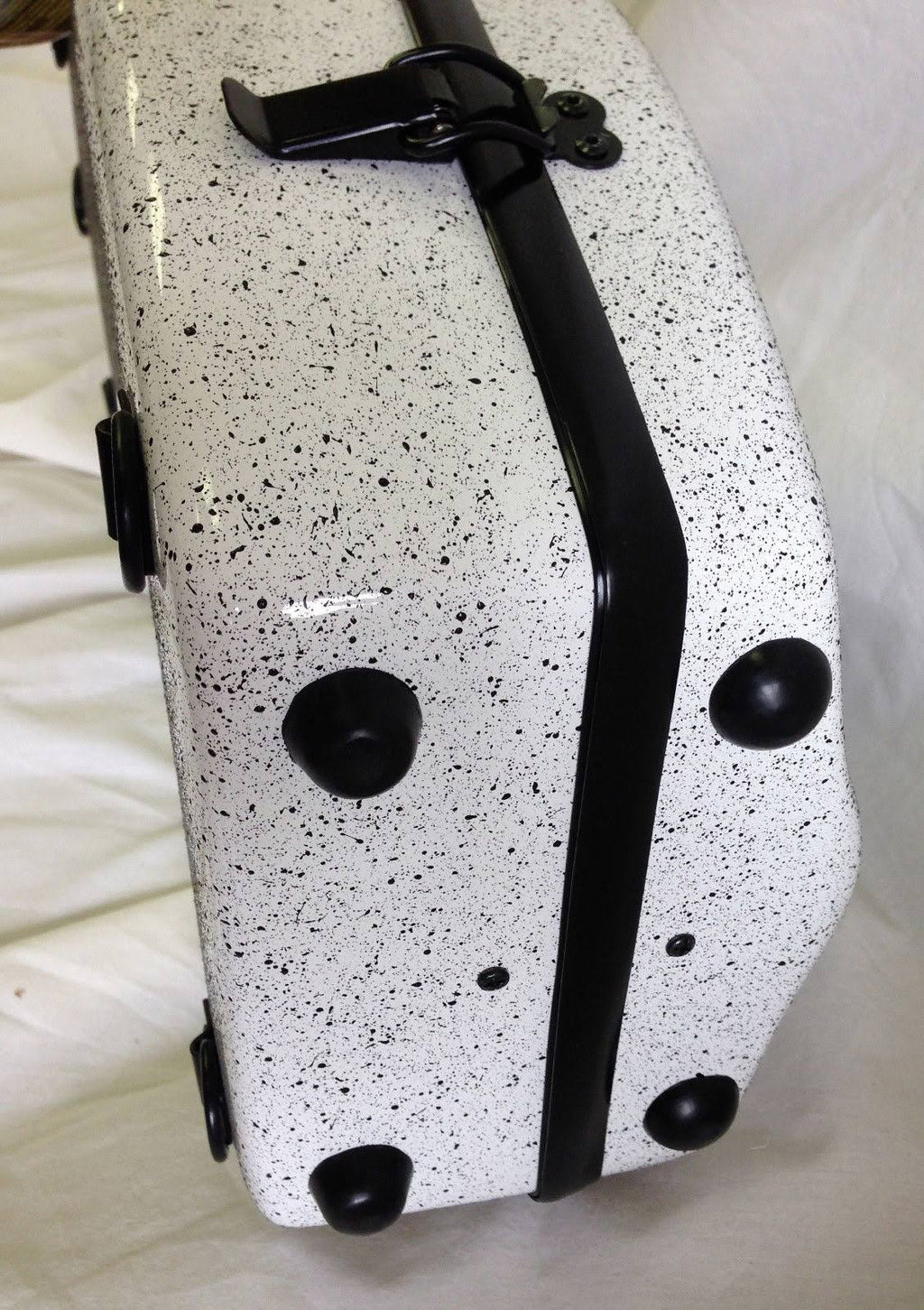 Fiberglass Violin Case White Speckled 4/4 D67710
