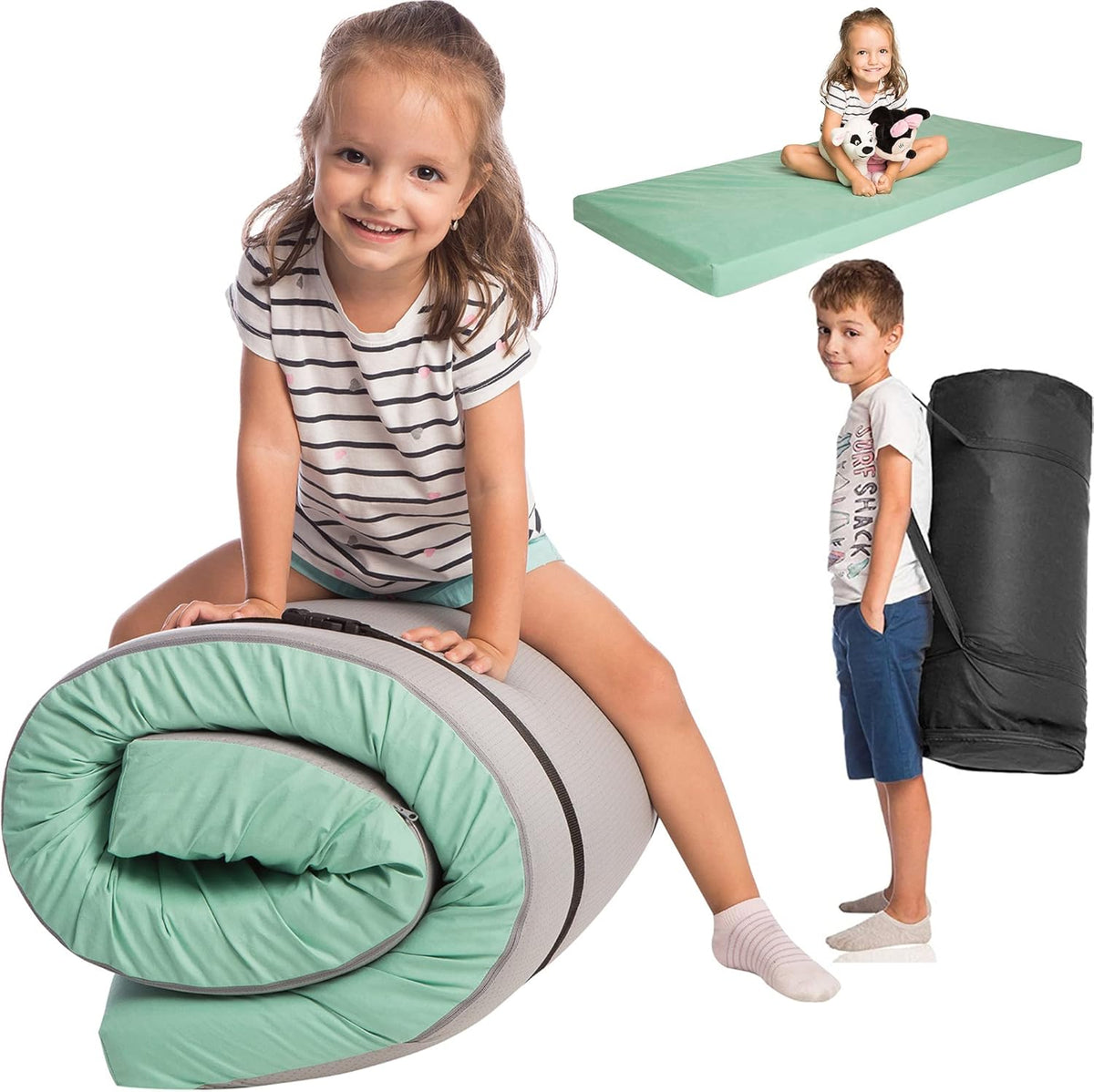 Memory Foam Camping Mattress Waterproof Foldable Portable Sleeping Pad 75x28x3 I879