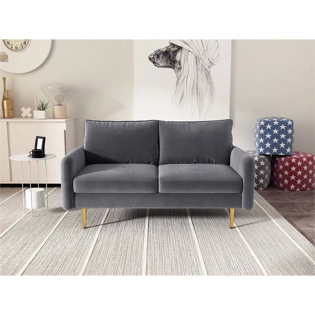 Velvet Living Room Sofa and Loveseat Set K71293