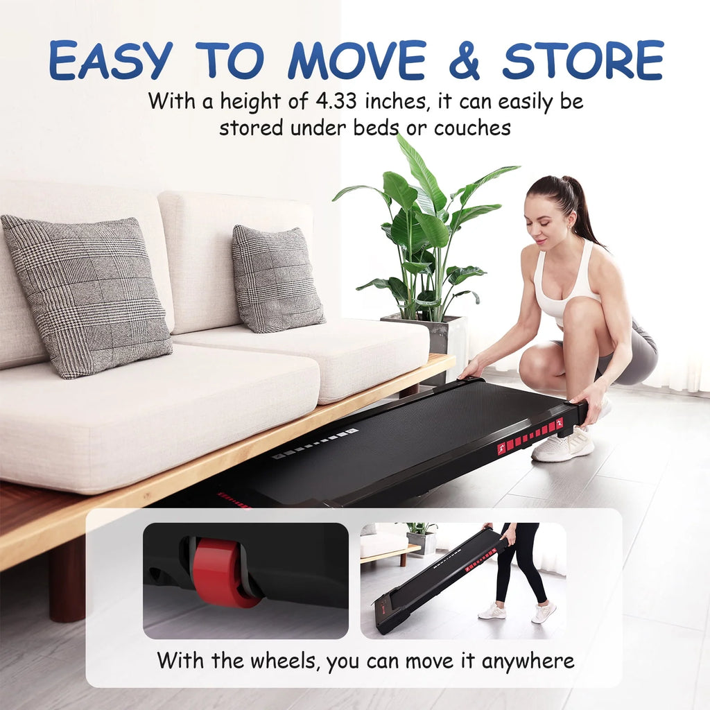 White 2.25HP Portable Mini Treadmill G381181